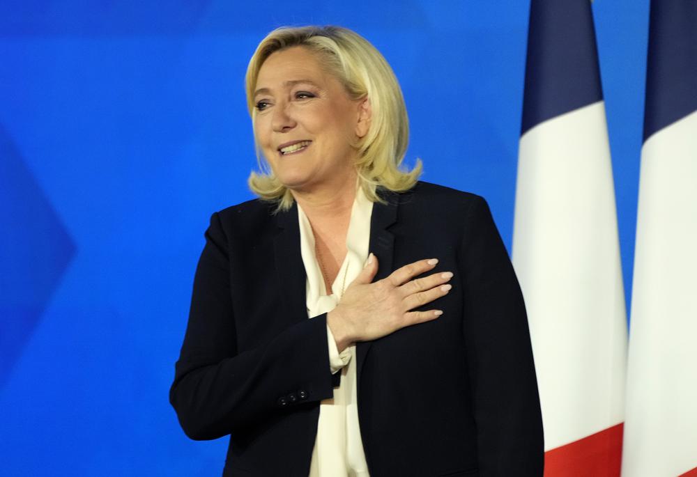 Le Pen gọi kết quả của mình là 
