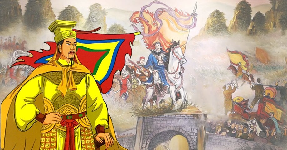 Đinh Tiên Hoàng dẹp loạn 12 sứ quân năm 968.nĐinh Bộ Lĩnh sau khi thống nhất đất nước đã trở Đế ...