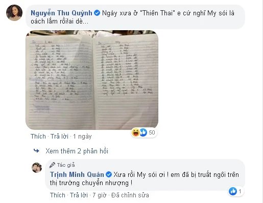 Thu Quỳnh còn là một người vô cùng hài hước và chịu khó tương tác trên mạng xã hội