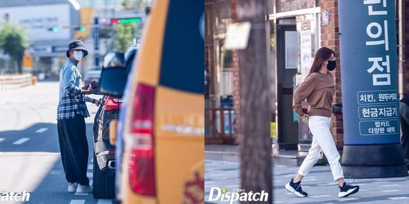Hình ảnh Lee Seung Gi và Lee Da In hẹn hò được Dispatch tung ra vào năm ngoái