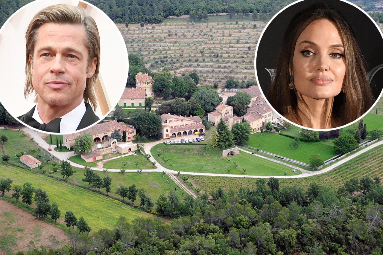 Vợ cũ Angelina Jolie và Brad Pitt đang chiến đấu vì tòa lâu đài tại Pháp của họ. 