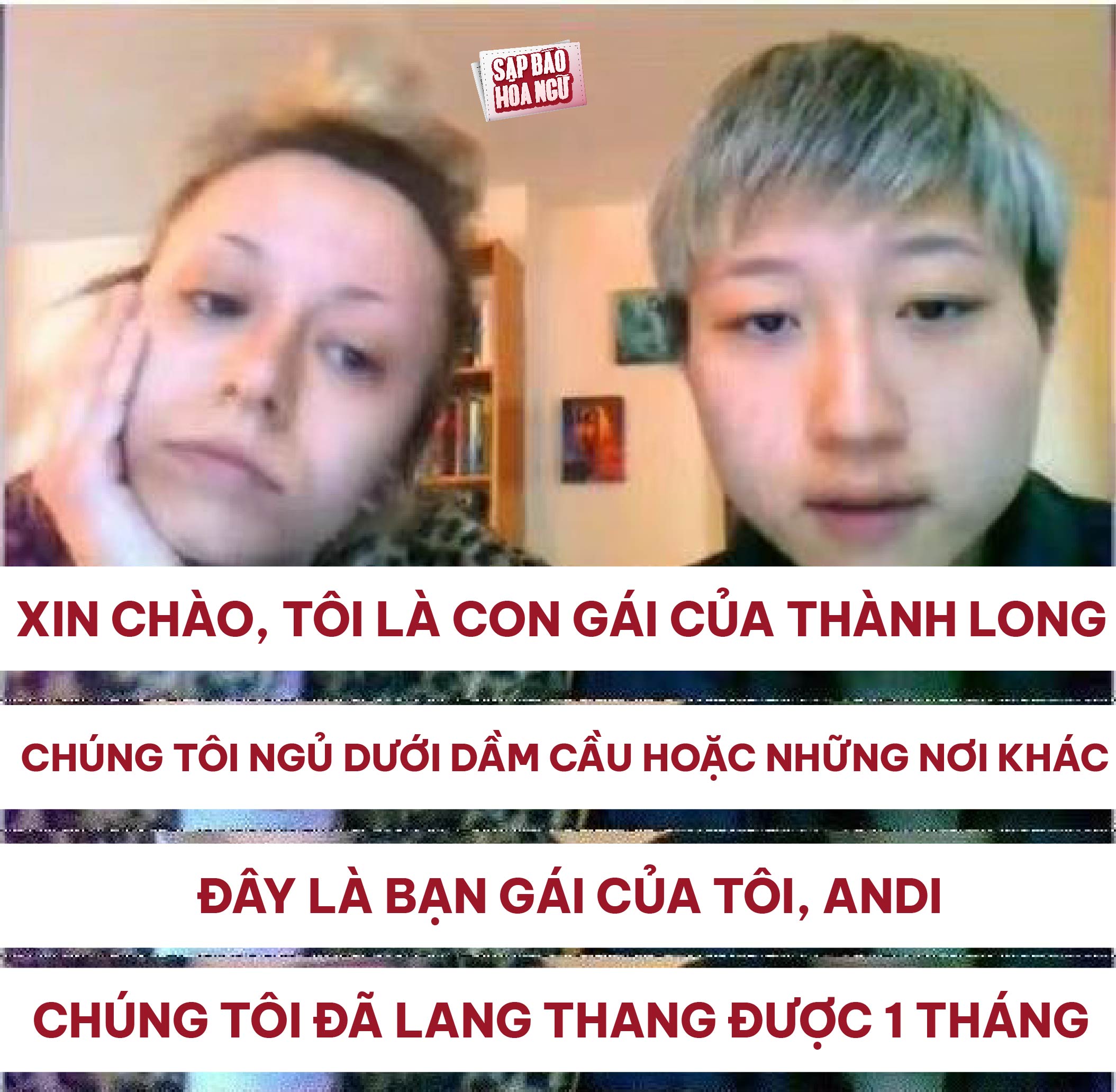 Hình ảnh của Ngô Trác Lâm và bạn gái hơn 12 tuổi của mình