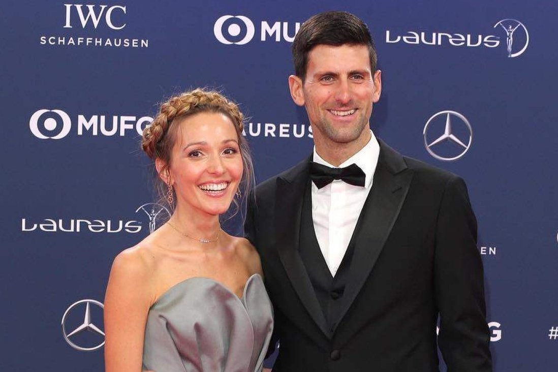 Novak Djokovic và vợ Jelena Đoković