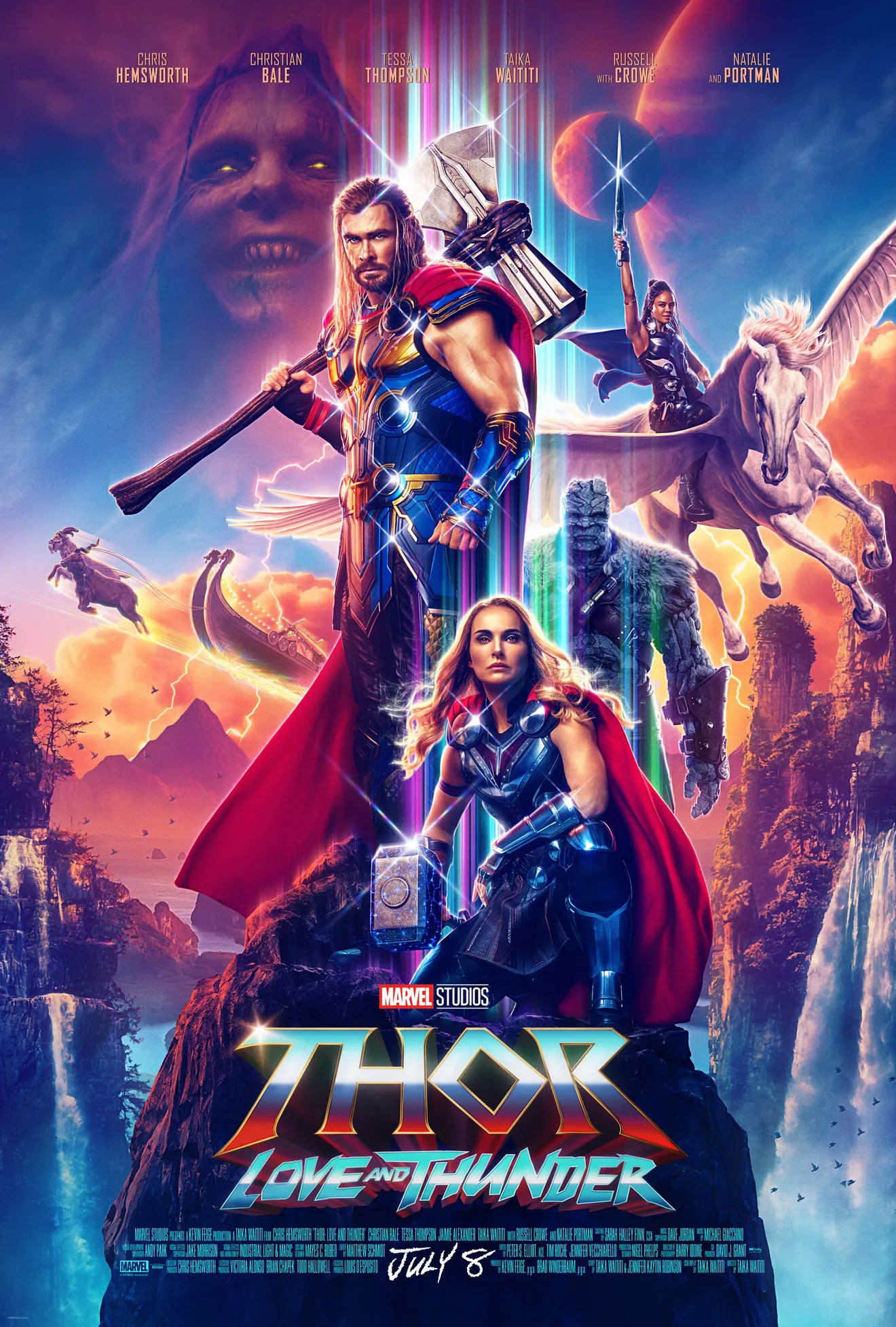Poster phim, Thor: Tình yêu và Sấm sét 