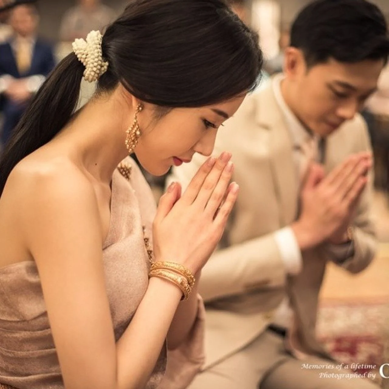  Một bức ảnh mà Shin Joo-ah chia sẻ trong đám cưới của cô  