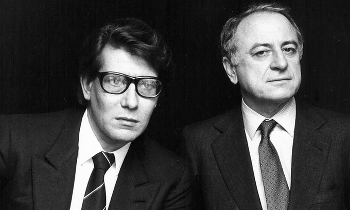 Yves Saint Laurent và Pierre Bergé