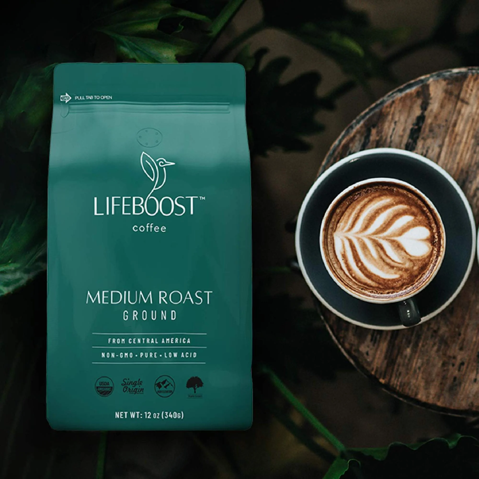 Cà phê xay Lifeboost có hàm lượng axit thấp