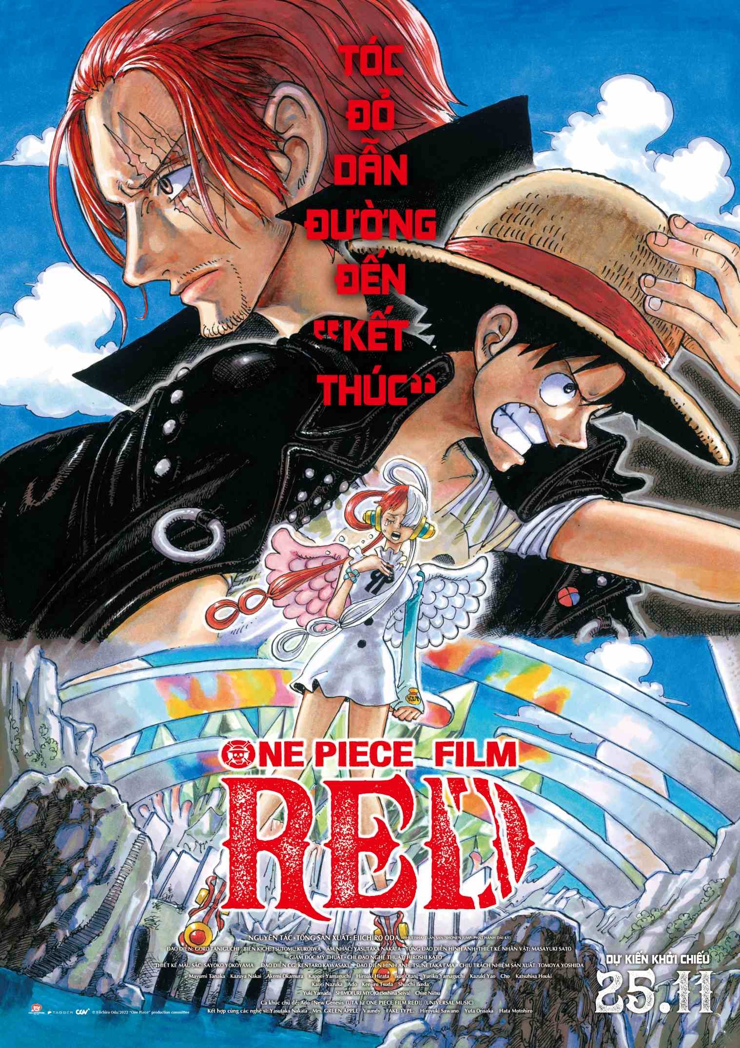 Phim One Piece Film Red: Hành Trình Âm Nhạc và Phiêu Lưu Kỳ Thú của Uta và Luffy