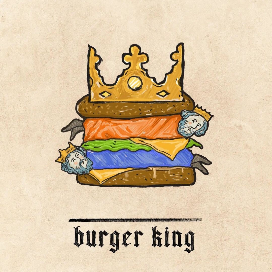 Burger King (Ảnh: @ilya_stallone_artist)