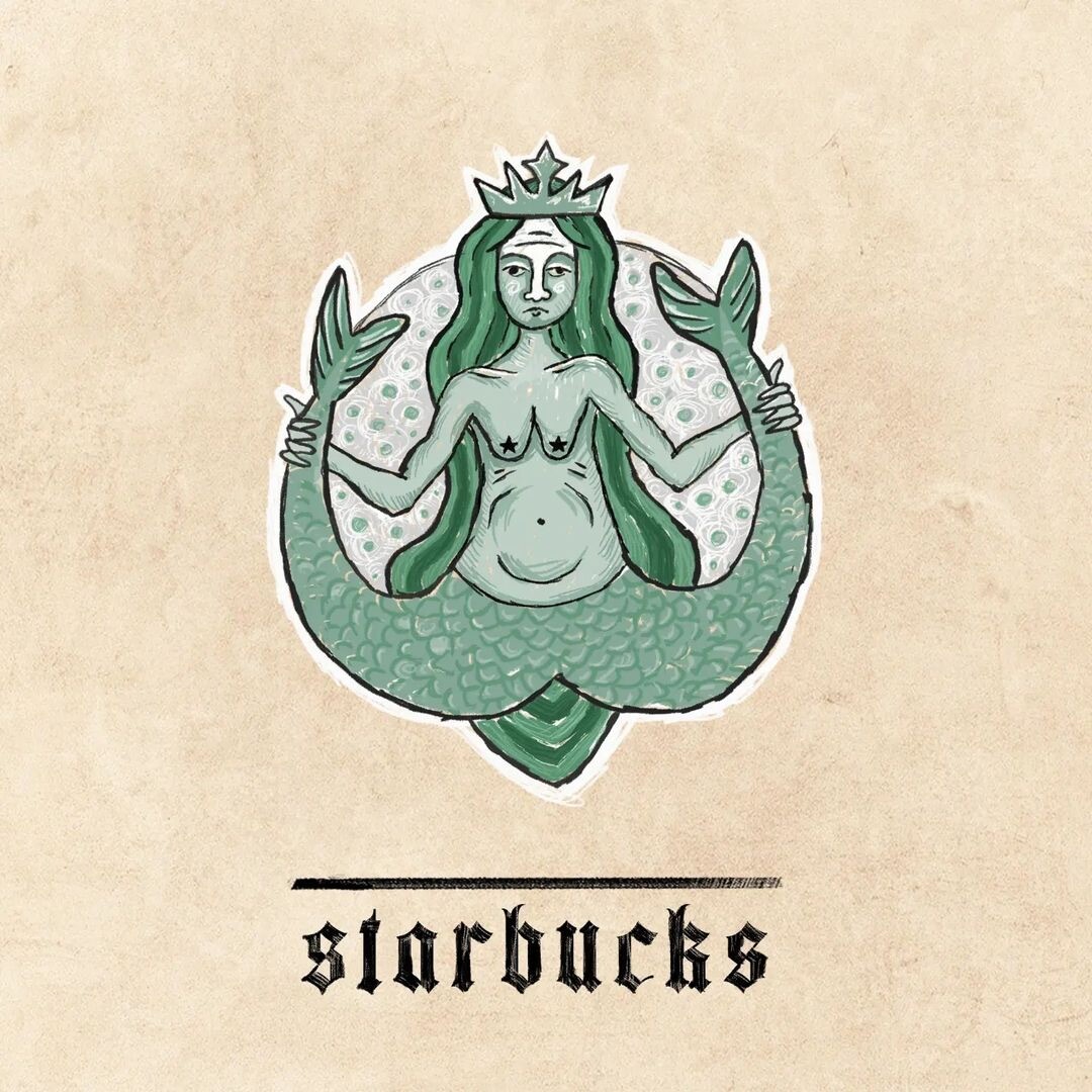 Starbucks (Ảnh: @ilya_stallone_artist)