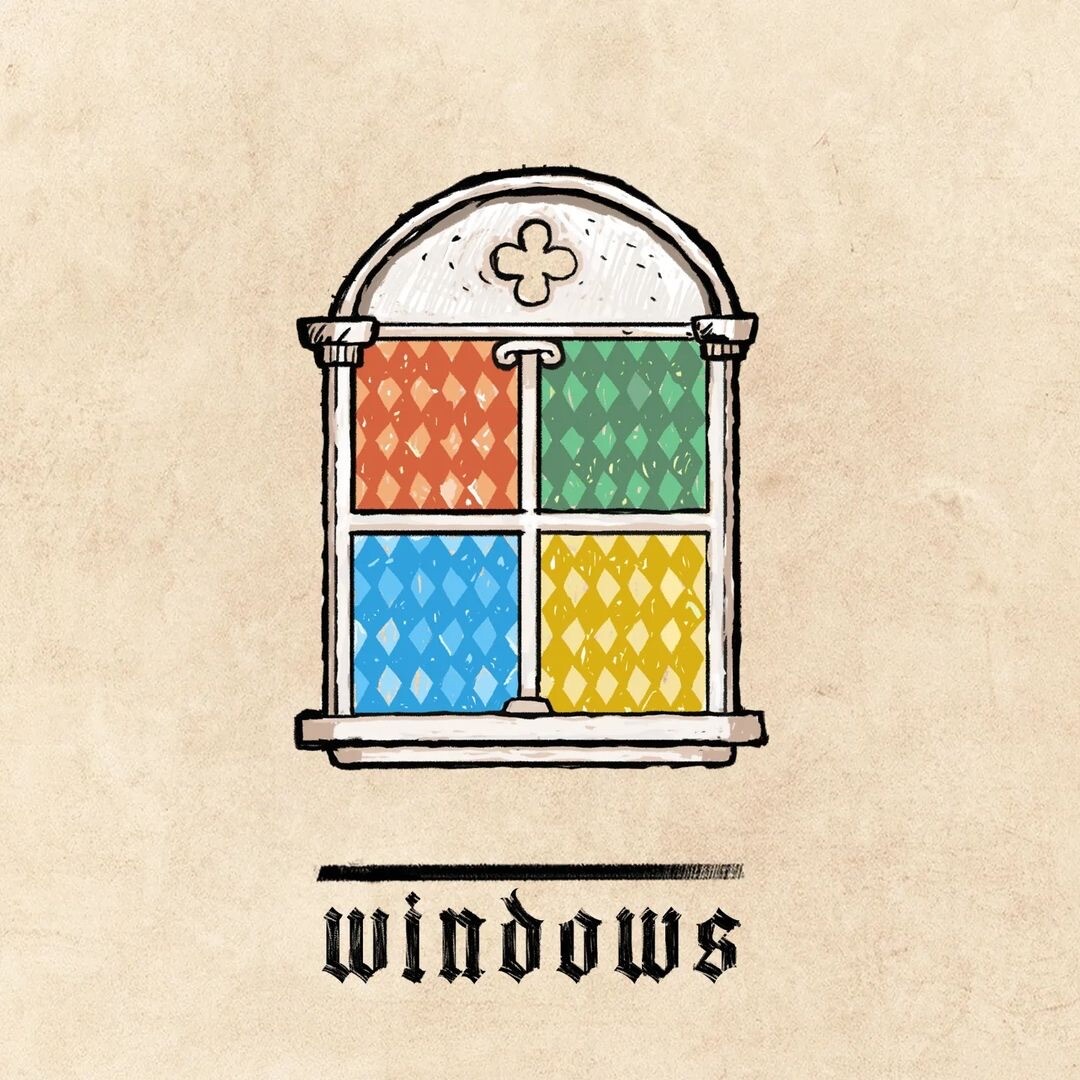 Windows (Ảnh: @ilya_stallone_artist)