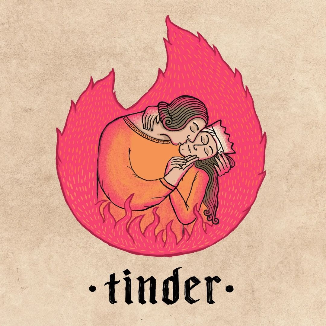 Tinder (Ảnh: @ilya_stallone_artist)