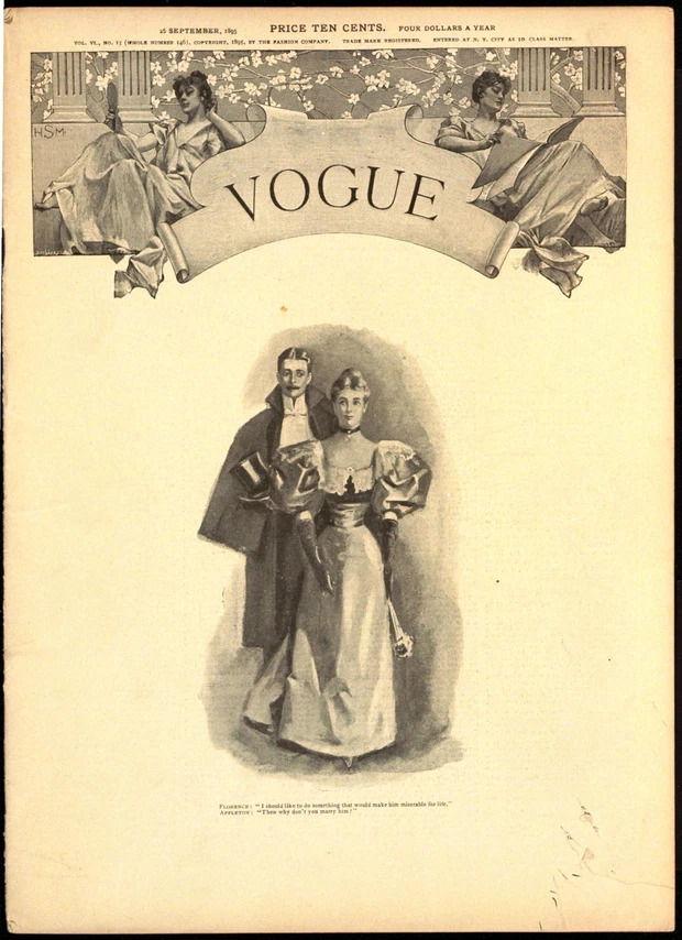 Hình minh họa cho thời trang 'Gilded Glamour' theo tờ Vouge