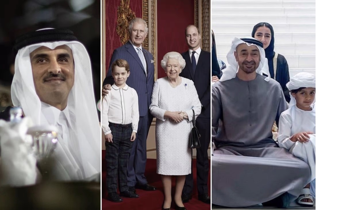 Sheikh Tamim bin Hamad Al Thani của Qatar, Nữ hoàng Elizabeth và hoàng gia Anh, Sheikh Mohammed ...